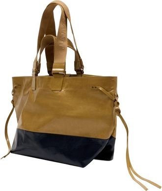 Isabel Marant Womens Wardy Tote Multicolor Cowhide