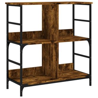 vidaXL Estanter&iacute;a De Madera De Ingenier&iacute;a Roble Ahumado 78,5x33x82 Cm Vidaxl