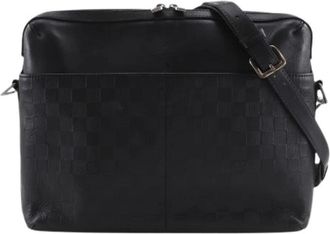 Louis Vuitton Pre-owned Calypso MM Damier Infini Schoudertas - Heren - Vintage Schoudertas - Zwart - ONE Size - Leer - Vintage