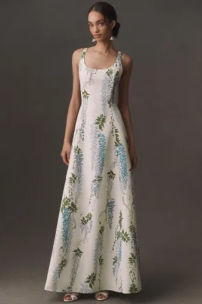 Mestiza New York Amanda Scoop-Neck Gown