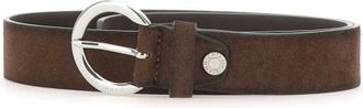 Gianni Chiarini Suede Leather Belt - female - Gianni Chiarini - Belts - Brown - ONE SIZE - Accessories