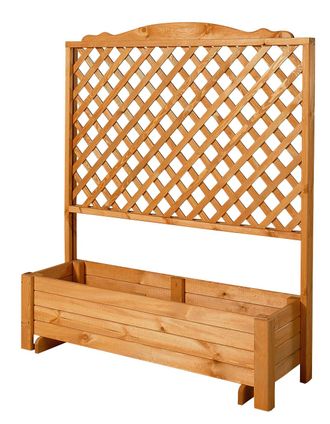 Promadino Spalier »Romantica« mit Pflanzkasten, BxTxH: 120x38x140 cm