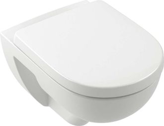 Villeroy & Boch O.novo - Inodoro Suspendido Con Asiento Softclose, Twistflush, Directflush, Blanco Alpino 5660cl01