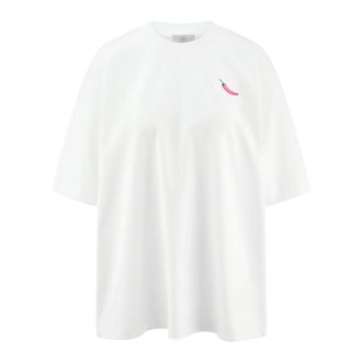 Riani Tops, Heren, Wit, M, Katoen, T-shirt met print