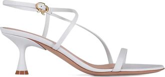 Gianvito Rossi Sandali con tacco e cinturini - Bianco
