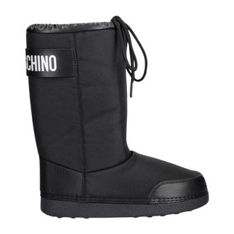 Love Moschino Winterlaarzen - Dames - Schoenen - Zwart - Maat: 39 EU Leer
