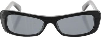 Jacquemus Rectangular Sunglasses with Contrasting Logo Detail