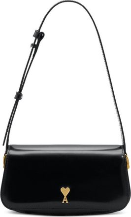 Ami Paris Paris Leather Shoulder Bag