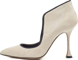 Manolo Blahnik Pumps con dettaglio cut-out - Toni neutri