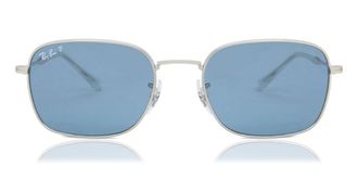 Ray-Ban RB3706 Asian Fit Polarized 003/S2 Mens Sunglasses Silver Size 54