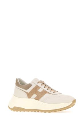 Hogan Womens H669 Sneaker Beige Leather