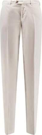 Brunello Cucinelli Chinos, male, White, XL, Cotton Trousers