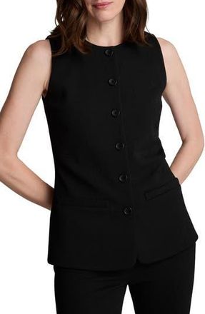 Kenneth Cole Longline Knit Sweater Vest in Black at Nordstrom Rack, Size Medium