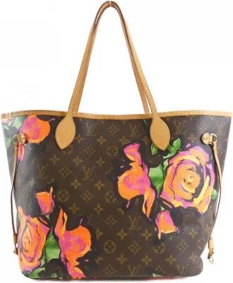 Louis Vuitton Pre-owned Tote Bags, female, Brown, Size: ONE SIZE Pre-owned Canvas shoulder-bags