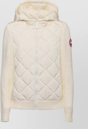 Canada Goose down hooded quilted jacket
