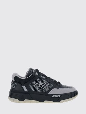 Amiri MA-94 Leather and Mesh Sneakers with Monogram and Suede Details