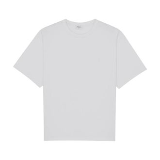 Saint Laurent T Shirt Large Broder - male - Saint Laurent - T-Shirts - White - 2XL - Tops