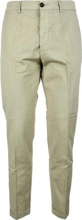 Truenyc Sage Green Stretch Cotton Pants