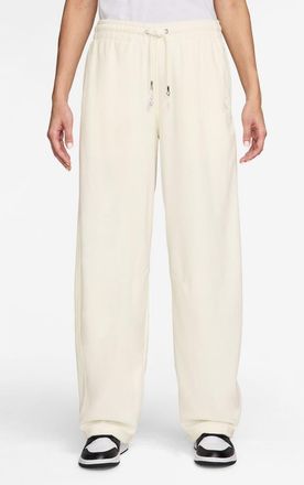 Nike Jordan Flight Fleece French Terry Sweatpants in Sail/Sail at Nordstrom, Size Xx-Large