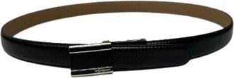 Saint Laurent Pre-owned Vintage Riem - Dames - Vintage Accessoires - Zwart - ONE Size - Leer - Vintage