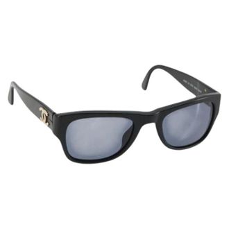 Chanel Pre-owned Accessories, female, Black, Size: ONE SIZE Pre-owned Vintage Sunglasses