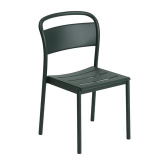 MUUTO Linear Steel Side Chair, dunkelgrün