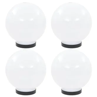 vidaXL Set Lampade A Led Sferiche 4 Pz 20 Cm In Pmma - Vidaxl