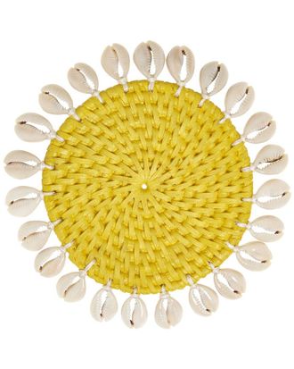 Mode Living Set of 4 Capiz Coasters