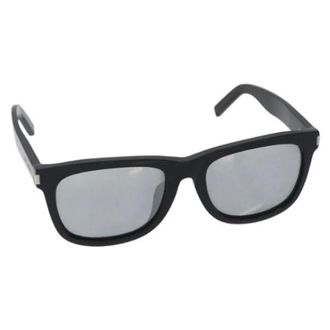 Saint Laurent Pre-owned Plastic sunglasses - Dames - Pre-owned - Zwart - Maat: ONE Size