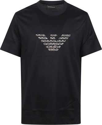 Emporio Armani Heren, Tops, Blauw, Maat: XL