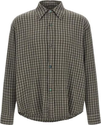 Mfpen Vakantie Shirt - Heren - Casual Overhemden - Grijs - L - Wol - Overhemden