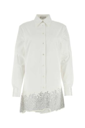 J.W.Anderson Jw Anderson White Cotton Shirt Mini Dress