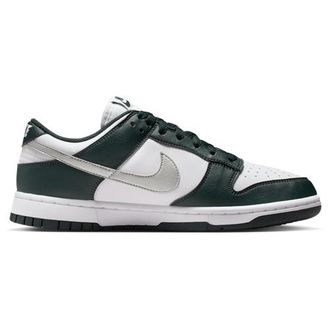 Nike Womens Dunk Low - Shoes Mtlc Silver/Seaweed/White Size 05.5