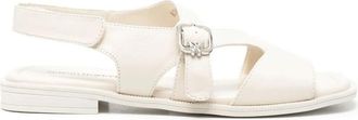Sergio Moretti Sandalen met open neus - Dames - Sandalen - Wit - 39 EU - Schoenen