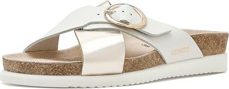 Mephisto Hirina Womens Sandals Gold : EU 40 (US Womens 10) B - Medium, Leather