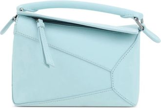 Loewe mini Puzzle Edge shoulder bag - Blue