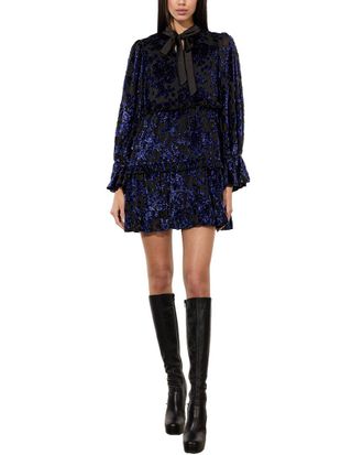 Alice & Olivia Alice + Olivia Moranne Ruffle Tiered Tunic