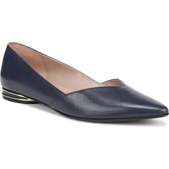 Naturalizer Havana Pointed Toe Flat in Midnight Blue at Nordstrom Rack, Size 11