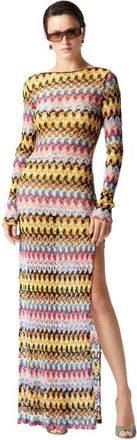 Missoni Long Dress In Lamé Viscose Lace With Open Back in Multicoloured at Nordstrom, Size 40 It