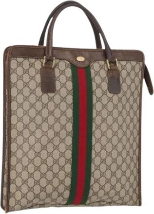 Gucci Pre-owned Tote Bags, female, Multicolor, Size: ONE SIZE Pre-owned Vintage Tote Bag