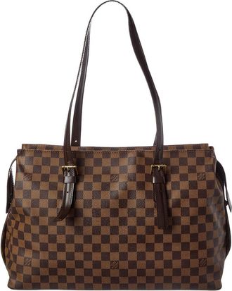 Louis Vuitton Brown Damier Ebene Coated Canvas Chelsea (Authentic Pre-Loved)