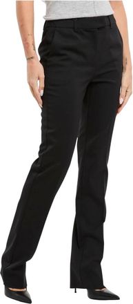 Marella Broeken, Dames, Zwart, S, Wol, Pantalone Follie