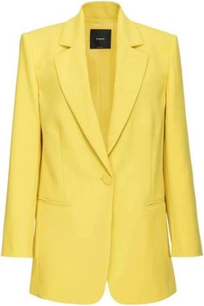 Pinko 102858-A1L8.H17 Jas - Dames - Blazers - Geel - XS - Jassen