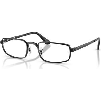 Ray-Ban 54mm Rectangle optical glasses in Black at Nordstrom