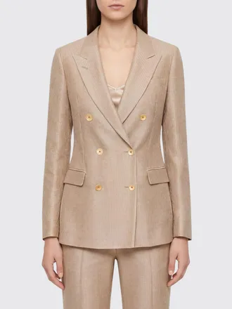 Tagliatore Cupro Double-Breasted Blazer