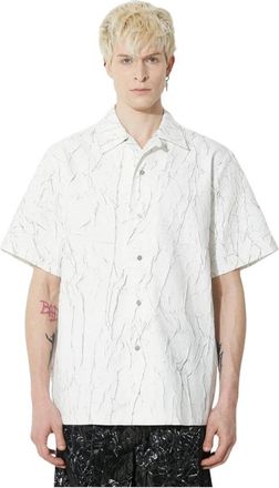Han Kjobenhavn Short Sleeve Shirts - Heren - Korte mouwen Overhemden - Wit - XL - Overhemden