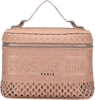 Dior Pre-owned Mesh Vanity Bag - Dames - Vintage Handtas - Roze - ONE Size - Vintage