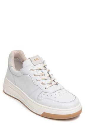 Nero Giardini Clean Retro Leather Sneaker in White at Nordstrom Rack, Size 9Us / 39Eu