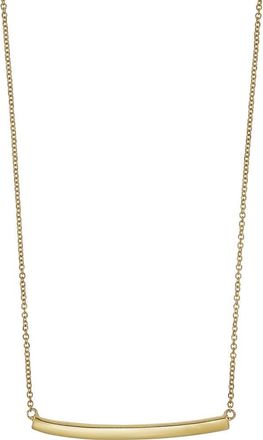 Bony Levy 14K Gold Bar Pendant Necklace in Yellow Gold at Nordstrom