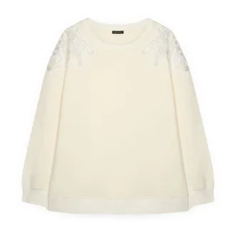 Fiorella Rubino Donna, Felpe, Bianco, M, new